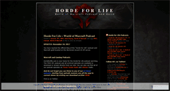 Desktop Screenshot of hordeforlife.com
