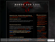 Tablet Screenshot of hordeforlife.com
